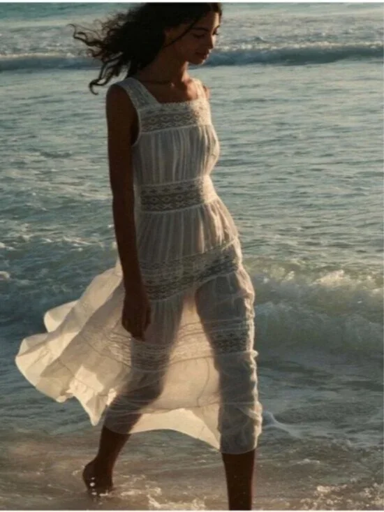 Doen Simona Dress in Salt - Picture 1 of 8